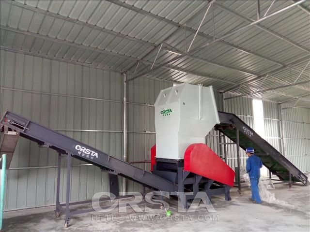 2000KG/H  江西安装家电外壳破碎金属分离生产线安装完成